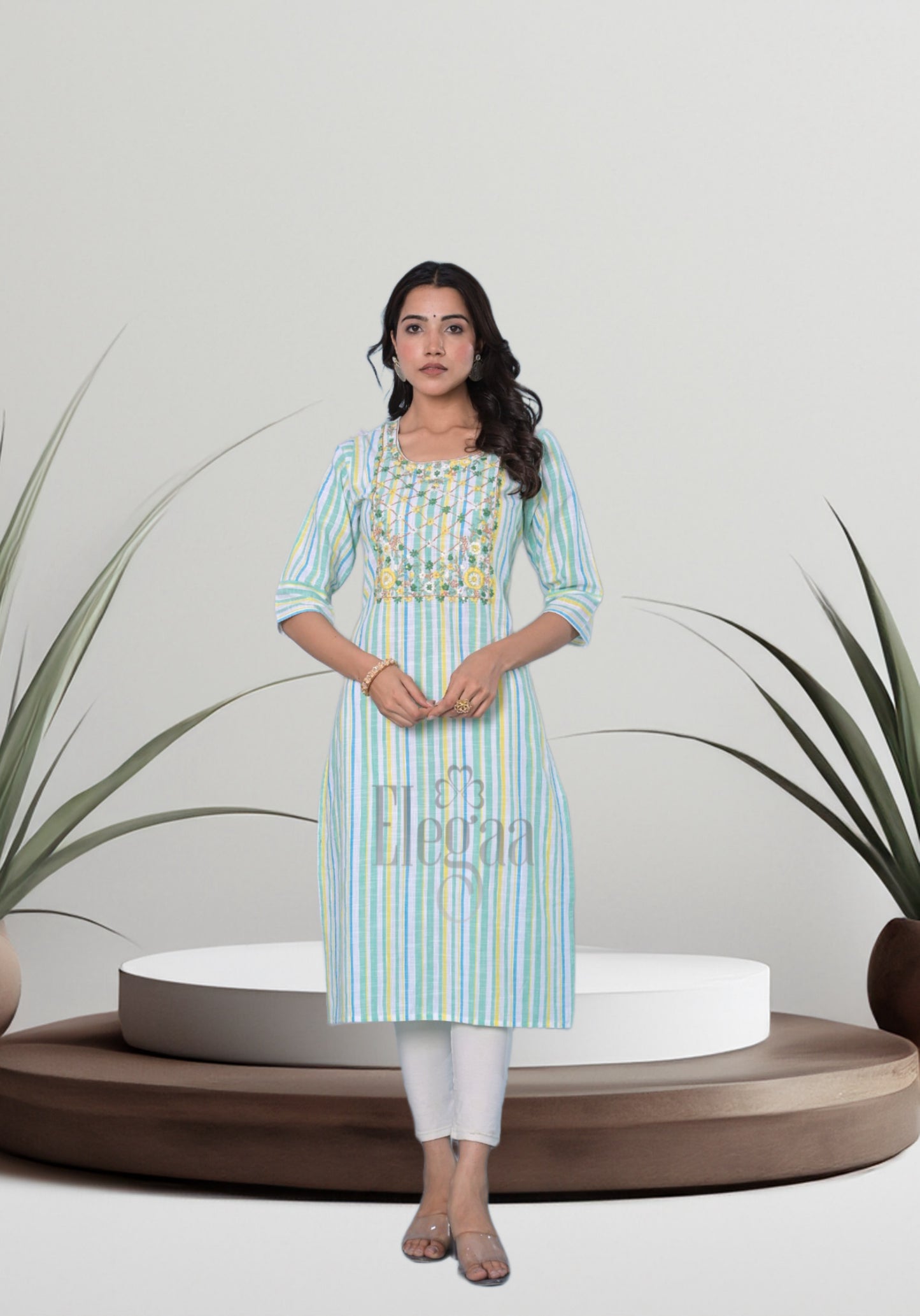 Cotton multi colour kurti